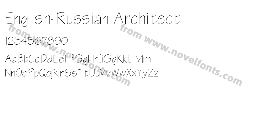 English-Russian ArchitectPreview