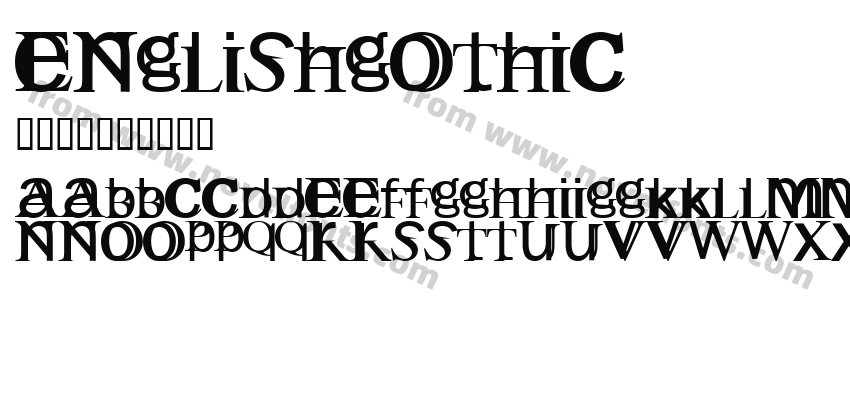 EnglishgothicPreview