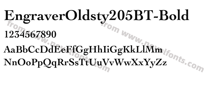 EngraverOldsty205BT-BoldPreview