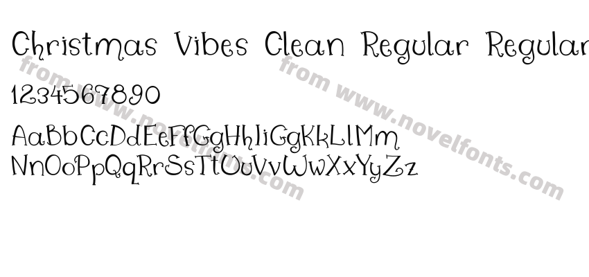 Christmas Vibes Clean Regular RegularPreview