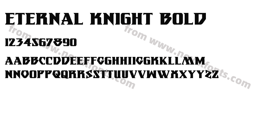 Eternal Knight BoldPreview