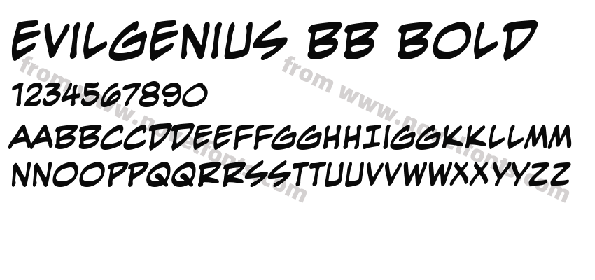 EvilGenius BB BoldPreview