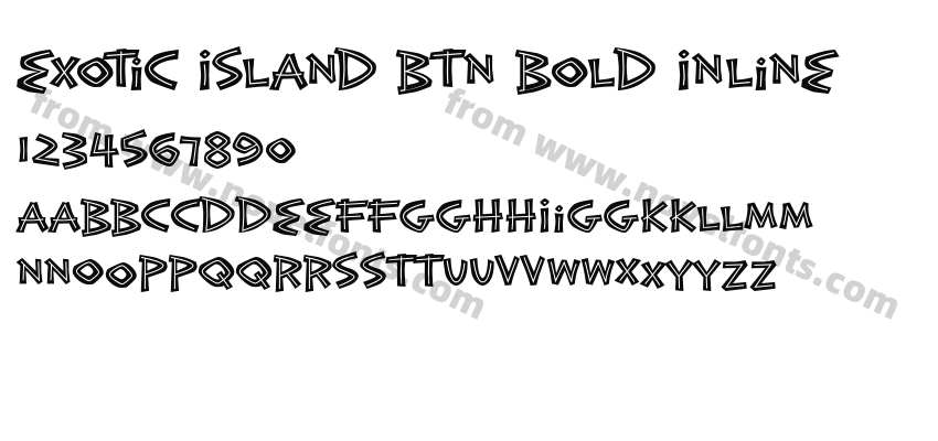 Exotic Island BTN Bold InlinePreview