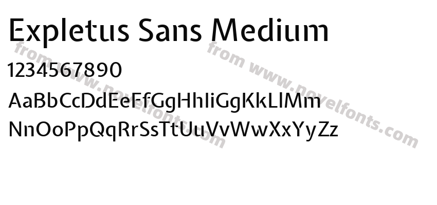 Expletus Sans MediumPreview