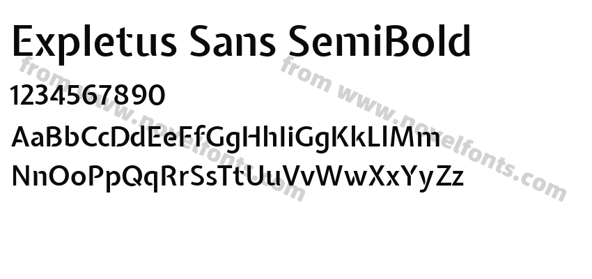 Expletus Sans SemiBoldPreview