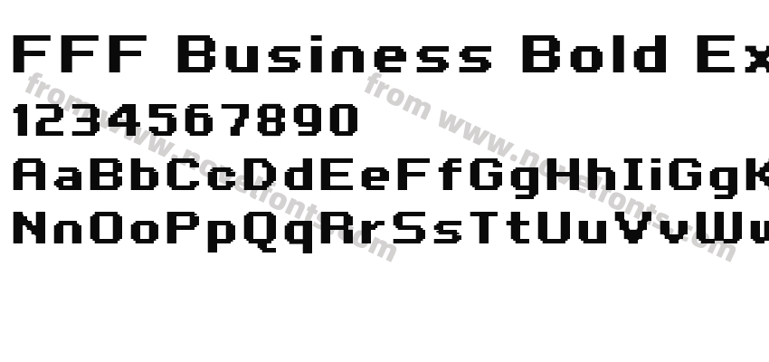 FFF Business Bold ExtendedPreview