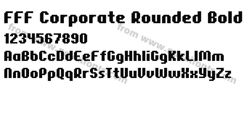 FFF Corporate Rounded BoldPreview