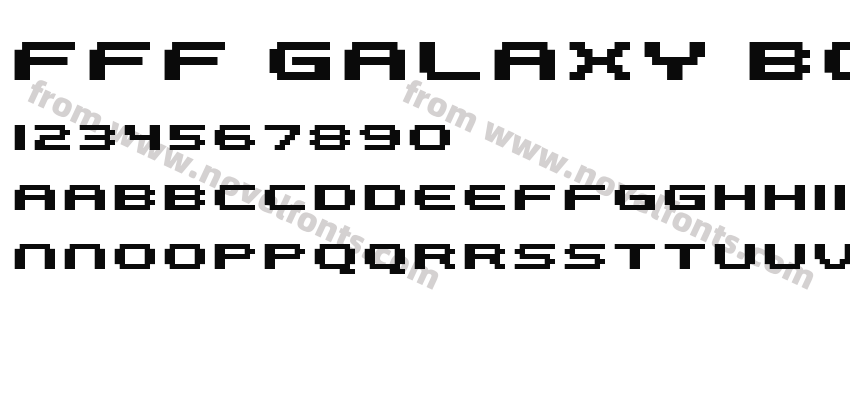 FFF Galaxy Bold ExtendedPreview