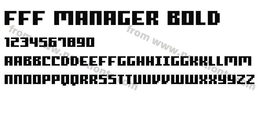 FFF Manager BoldPreview