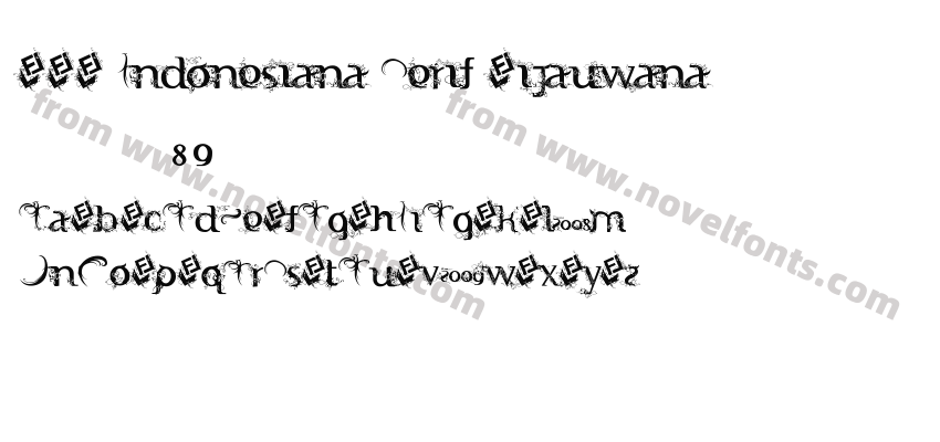 FTF Indonesiana Serif HijauwanaPreview