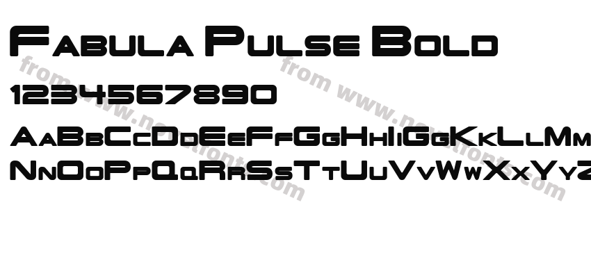 Fabula Pulse BoldPreview