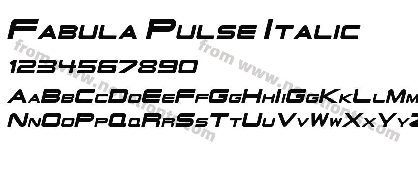 Fabula Pulse ItalicPreview