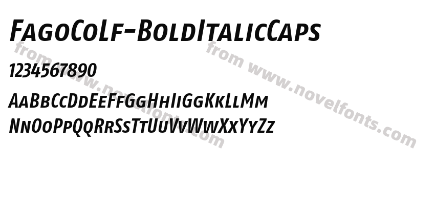 FagoCoLf-BoldItalicCapsPreview