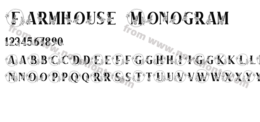 Farmhouse MonogramPreview