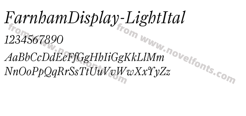 FarnhamDisplay-LightItalPreview