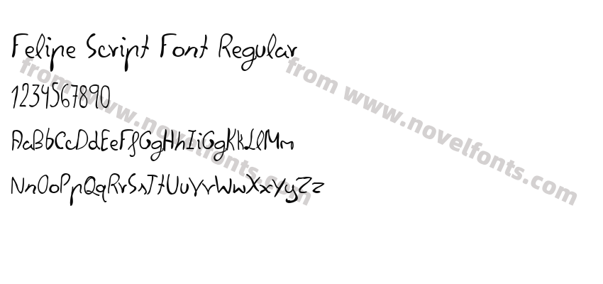 Felipe Script Font RegularPreview