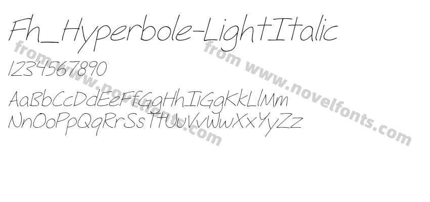 Fh_Hyperbole-LightItalicPreview