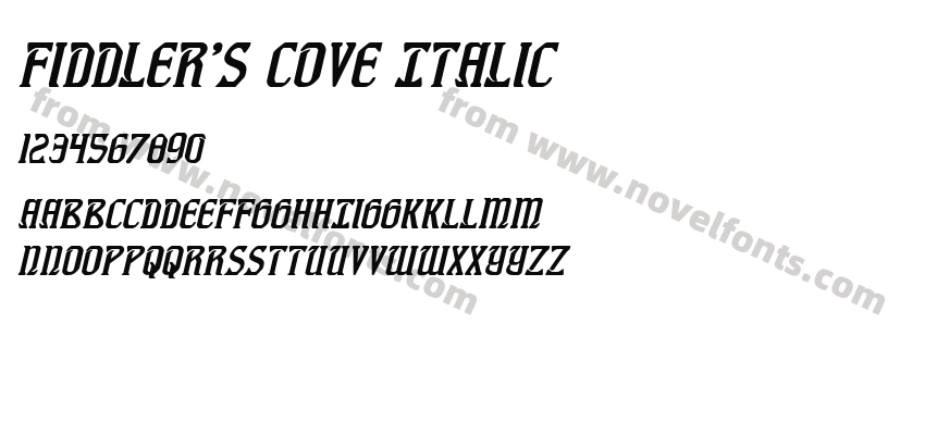 Fiddler's Cove ItalicPreview