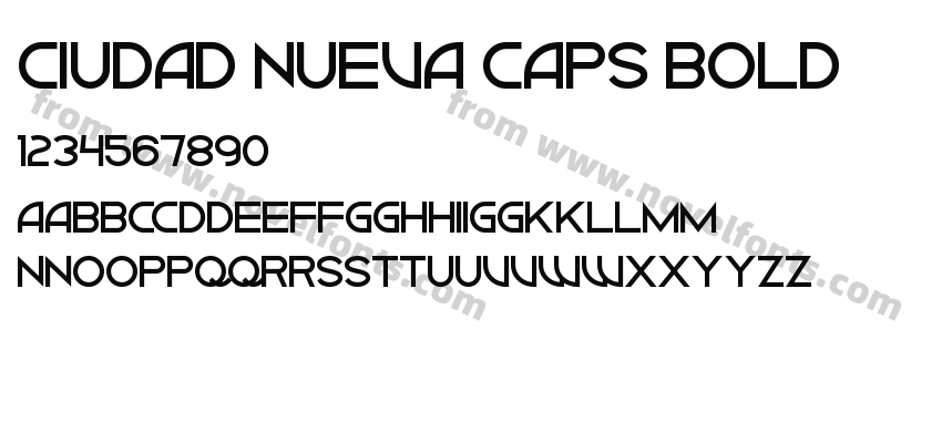 Ciudad Nueva CAPS BoldPreview