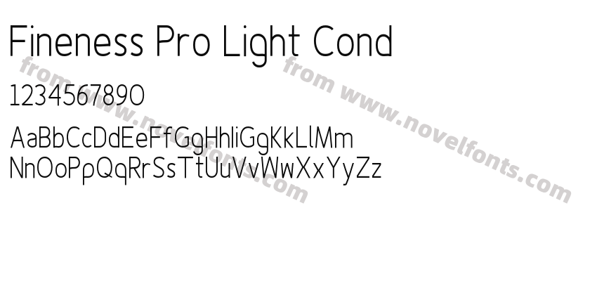 Fineness Pro Light CondPreview