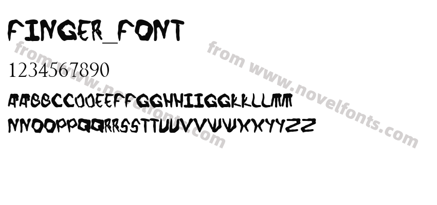 Finger_fontPreview