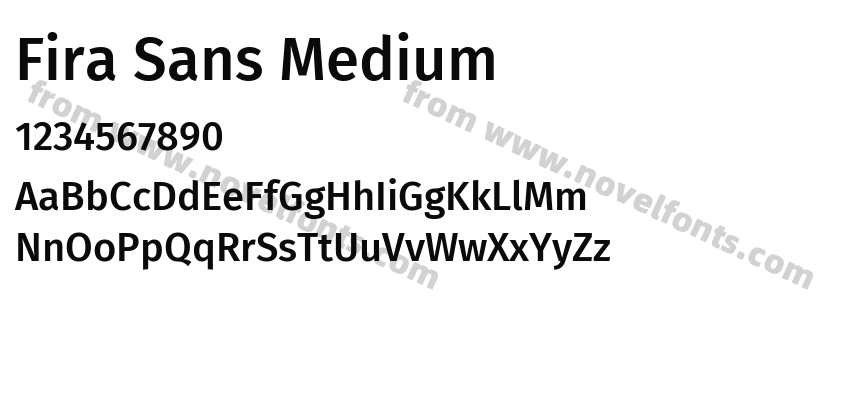 Fira Sans MediumPreview