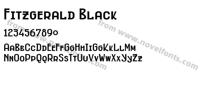 Fitzgerald BlackPreview