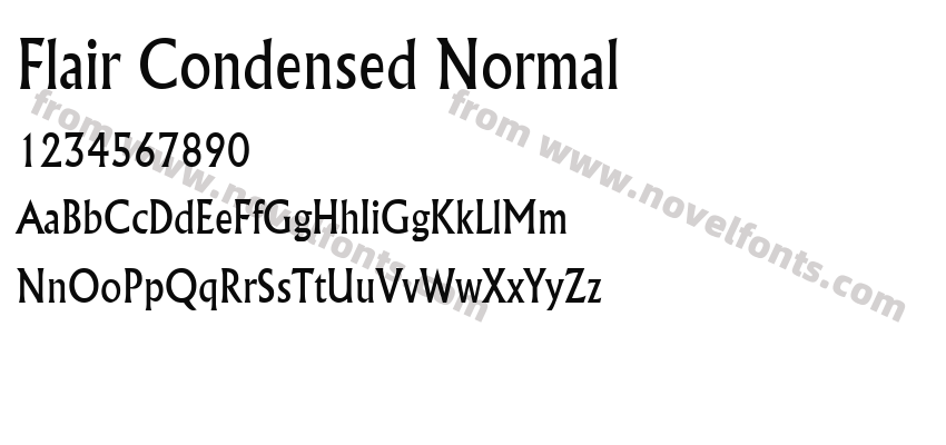 Flair Condensed NormalPreview