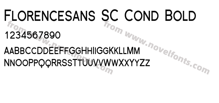 Florencesans SC Cond BoldPreview