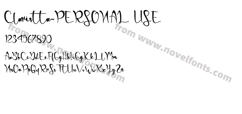 Claristta-PERSONAL USEPreview