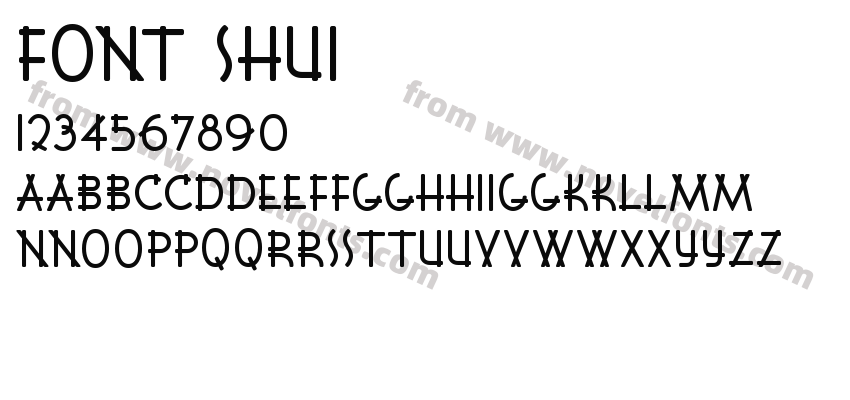 Font ShuiPreview