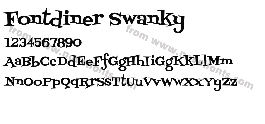 Fontdiner SwankyPreview