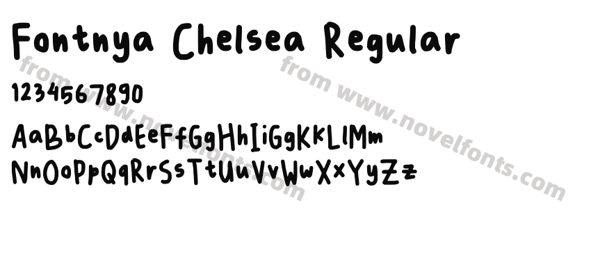 Fontnya Chelsea RegularPreview