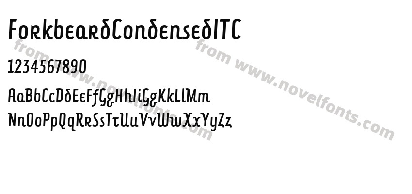 ForkbeardCondensedITCPreview