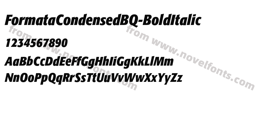 FormataCondensedBQ-BoldItalicPreview