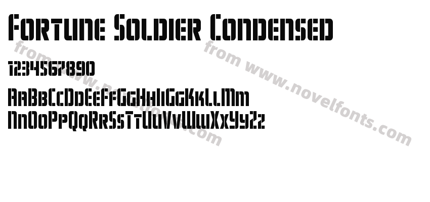 Fortune Soldier CondensedPreview