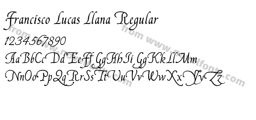 Francisco Lucas Llana RegularPreview