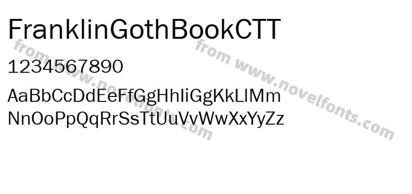 FranklinGothBookCTTPreview