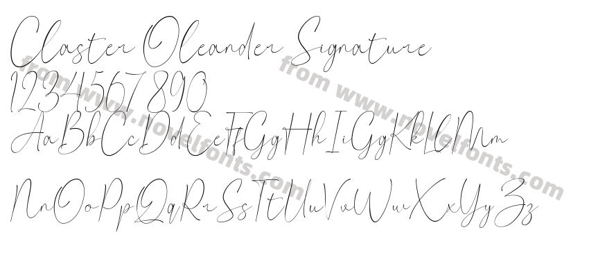 Claster Oleander SignaturePreview