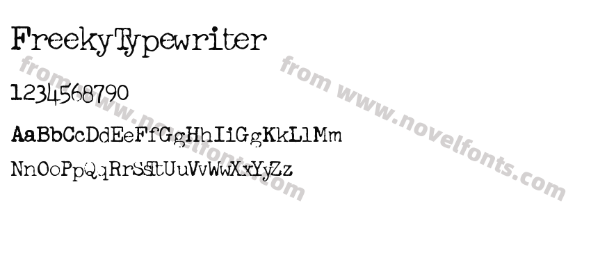 FreekyTypewriterPreview