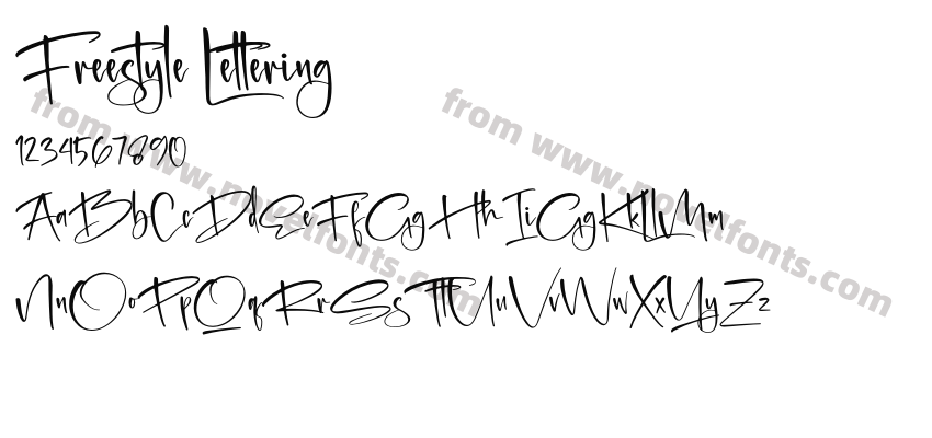 Freestyle LetteringPreview