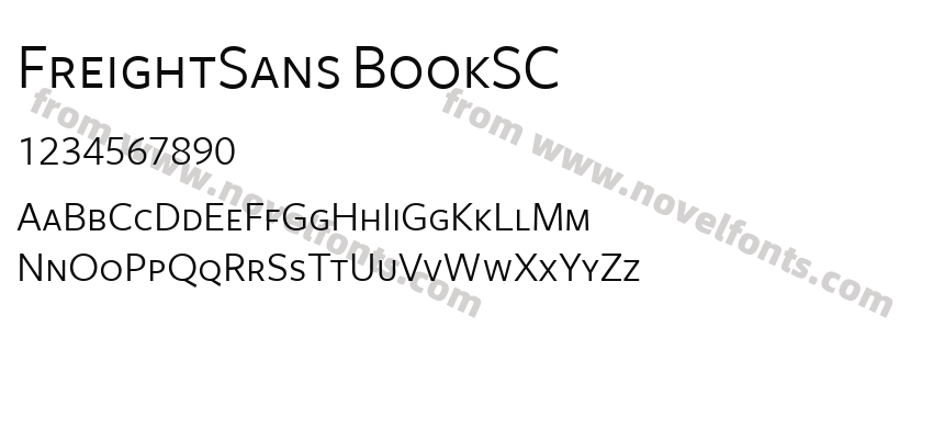 FreightSans BookSCPreview