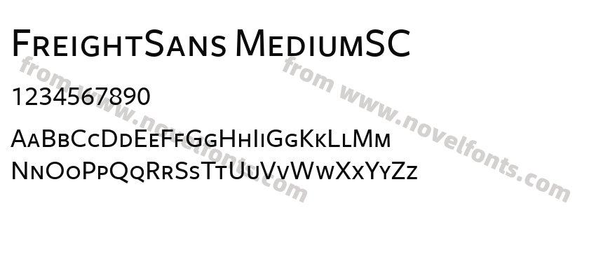 FreightSans MediumSCPreview