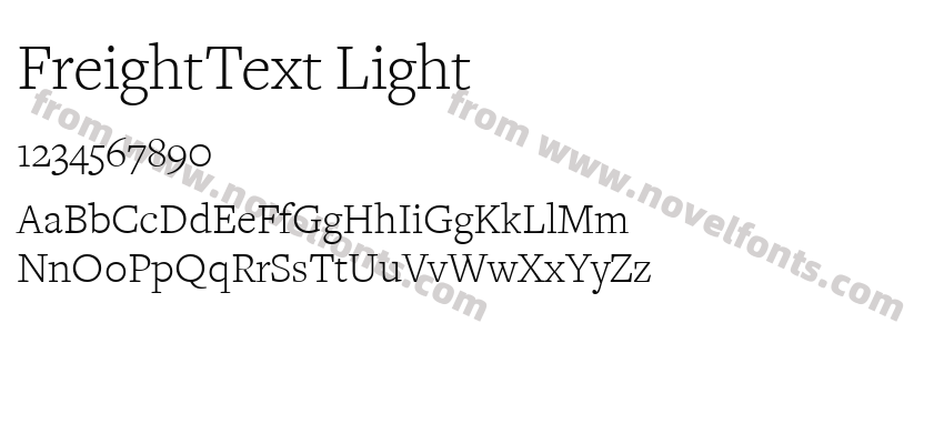 FreightText LightPreview