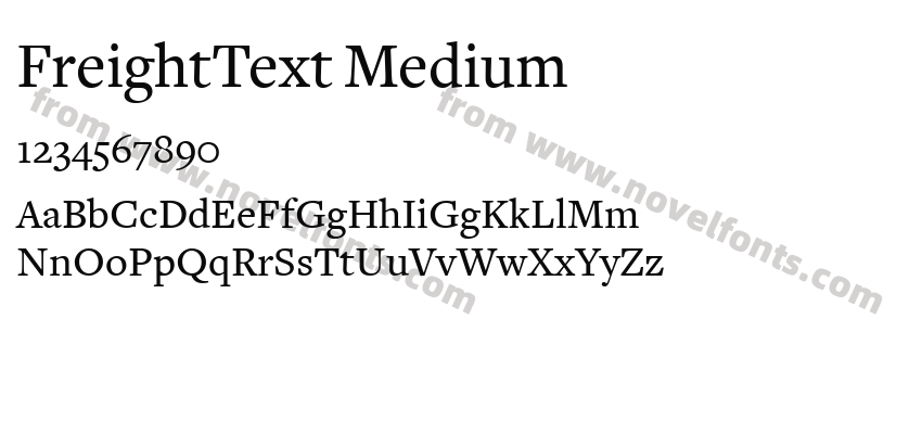 FreightText MediumPreview