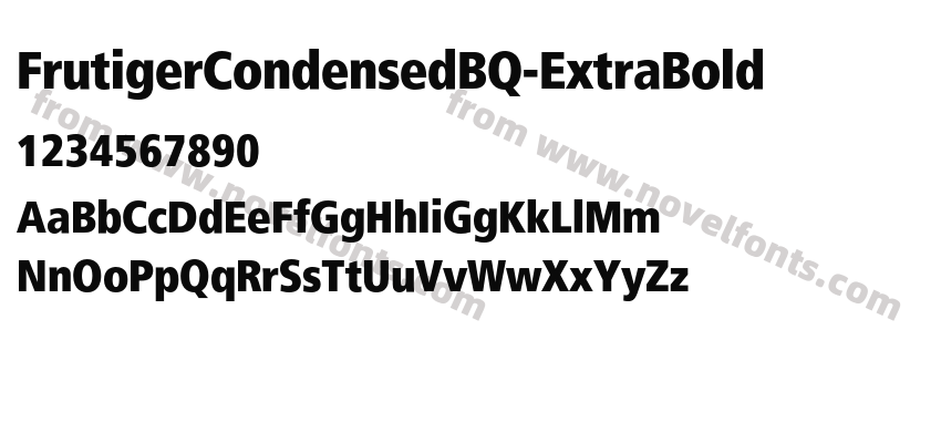 FrutigerCondensedBQ-ExtraBoldPreview