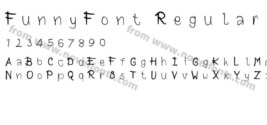 FunnyFont RegularPreview