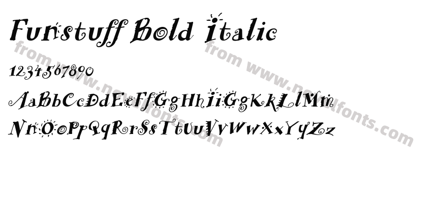 Funstuff Bold ItalicPreview