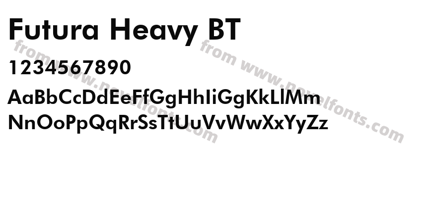 Futura Heavy BTPreview