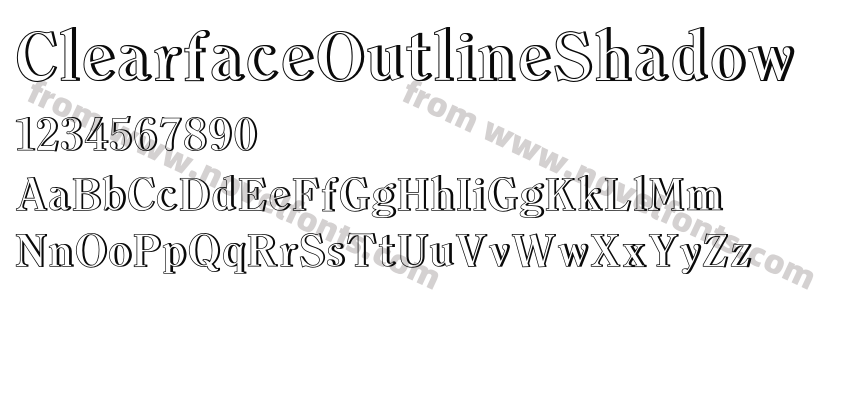 ClearfaceOutlineShadowPreview